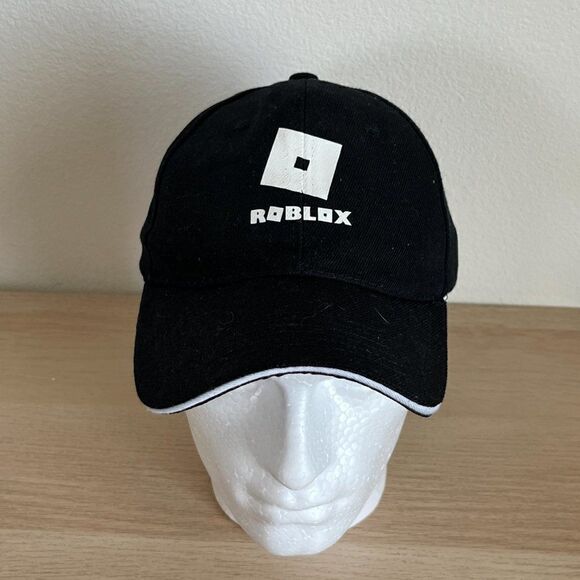 Mens Roblox Adjustable Cap Hat Mens White and Black - Picture 2 of 13